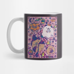 Happy Pug-O-Ween! #2 coloured Mug